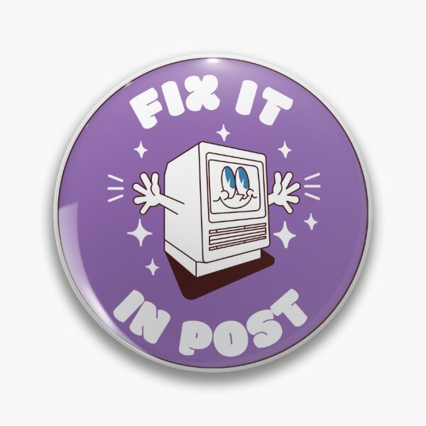 Item preview, Fix it in Post Retro (Purple) designed and sold by Fillum.