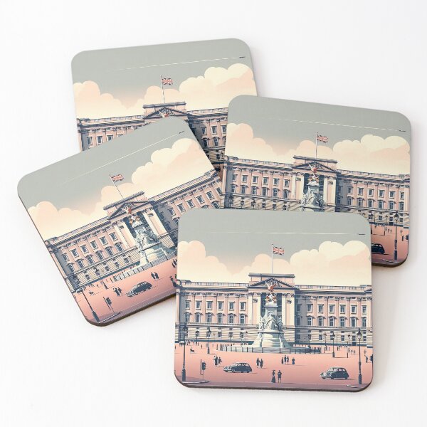 Item preview, Buckingham Palace Minimalism Art Style designed and sold by artofuniverse.