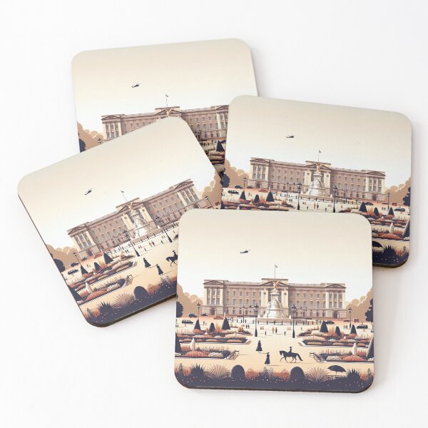 Item preview, Buckingham Palace Minimalism Art Style designed and sold by artofuniverse.