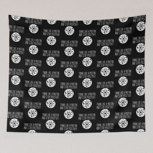 Item preview, Think like a proton and stay positive designed and sold by belladesign7.
