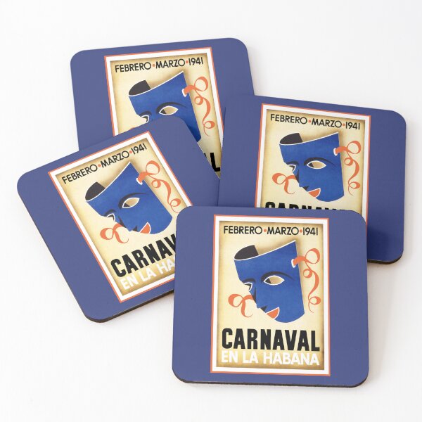 Item preview, Vintage Travel: 1941 Carnaval en La Habana, Havana, Cuba Poster designed and sold by Styled Vintage.