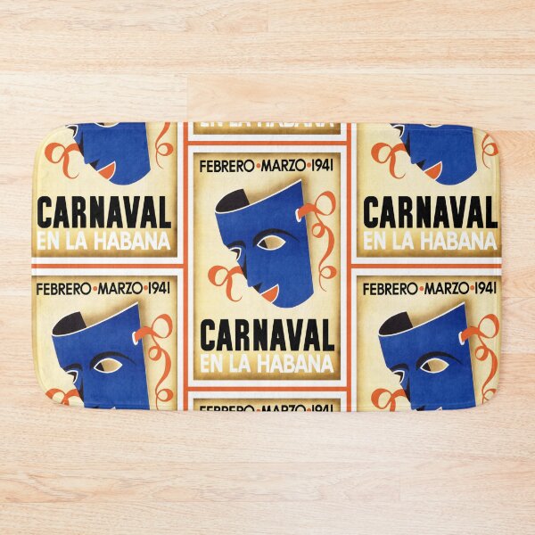 Item preview, Viajes antiguos: Carnaval de 1941 en La Habana, La Habana, Cuba Póster designed and sold by Styled Vintage.