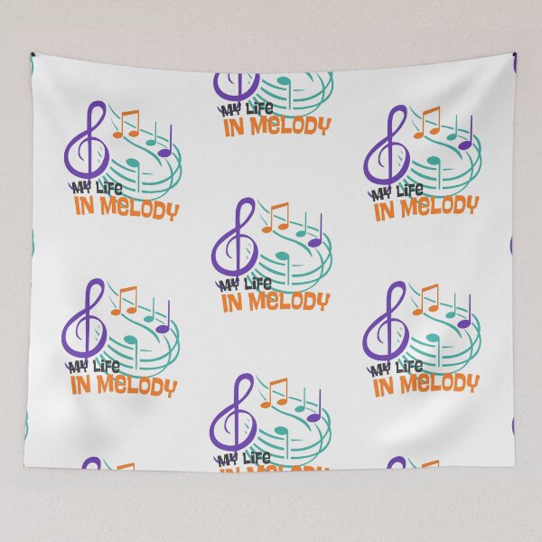 Item preview, My Life in Melody Music Notes designed and sold by ToxiCool.