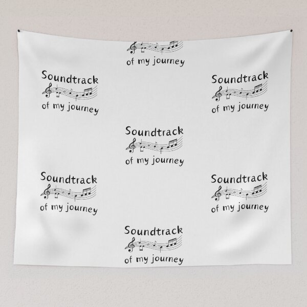 Item preview, Soundtrack of My Journey Music Notes designed and sold by ToxiCool.