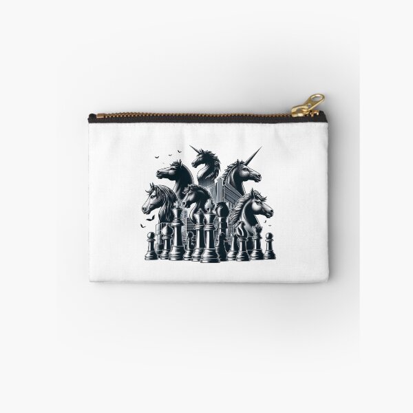 Item preview, checkmate, chess game, black and white art, designed and sold by nicnacc.