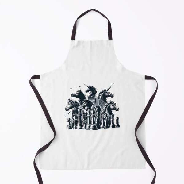 Item preview, checkmate, chess game, black and white art, designed and sold by nicnacc.