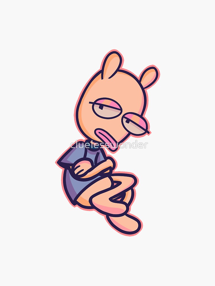 "Orange Ding Dong" Sticker by cluelesswonder - Redbubble