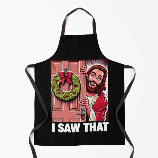 Item preview, I Saw That Jesus Christ Christmas Wreath designed and sold by plushism.