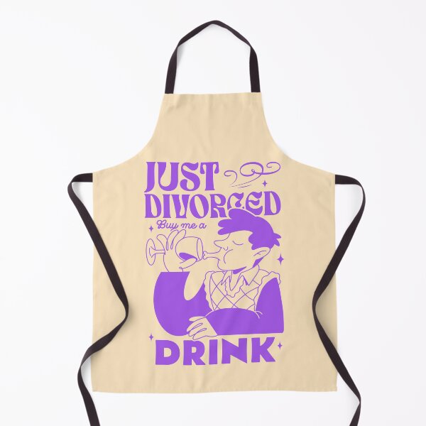 Item preview, Just Divorced Buy Me a Drink designed and sold by Studio Bankai.
