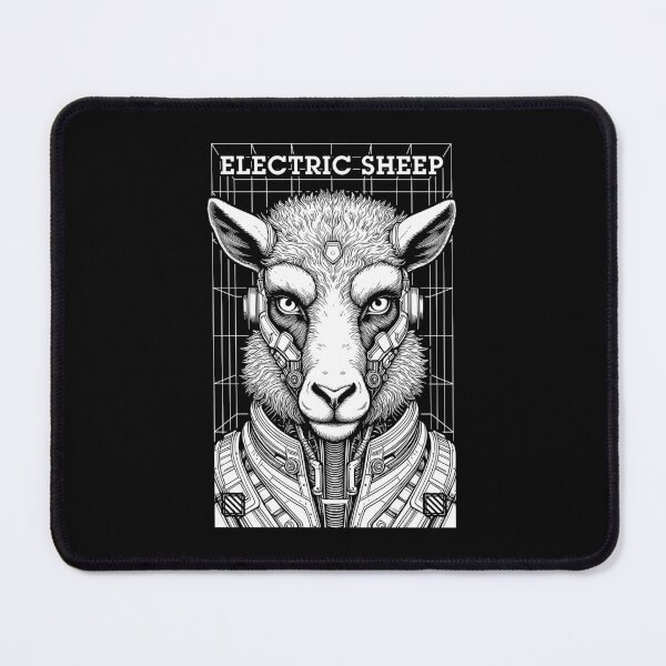 Item preview, Electric Sheep Cyberpunk Android Robot Science Fiction Gamer designed and sold by GrandeDuc.