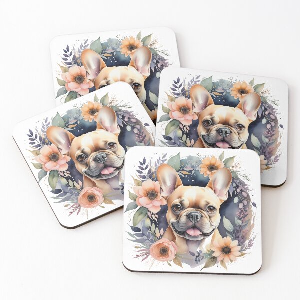 Item preview, French Bulldog Boho Floral designed and sold by MagicWander.