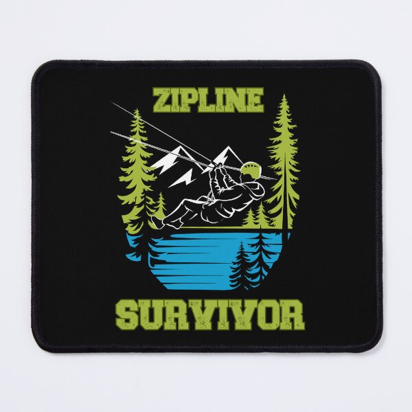 Item preview, Zipline Survivor - Brave Above The Trees designed and sold by GRABAPSHOP.