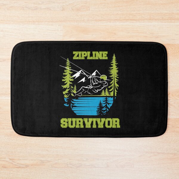 Item preview, Zipline Survivor - Brave Above The Trees designed and sold by GRABAPSHOP.