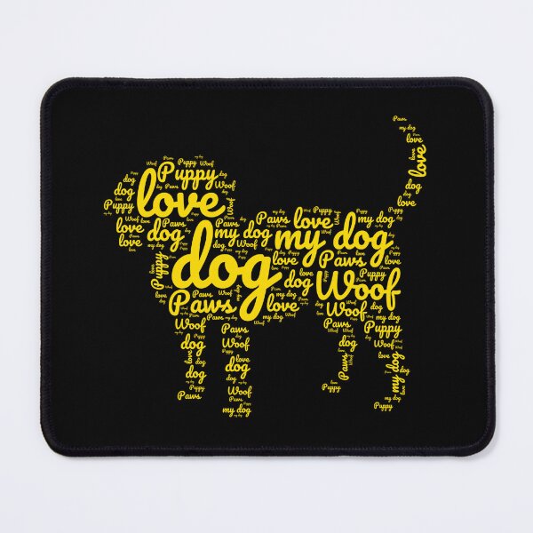 Item preview, Dog Word Shape Cloud - Dog lover design designed and sold by FurrFunPrints.