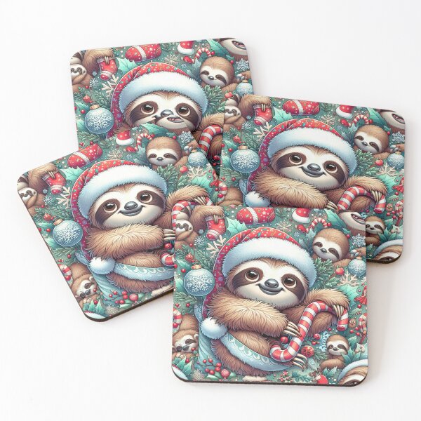 Item preview, Baby Sloth Christmas designed and sold by purplesensation.