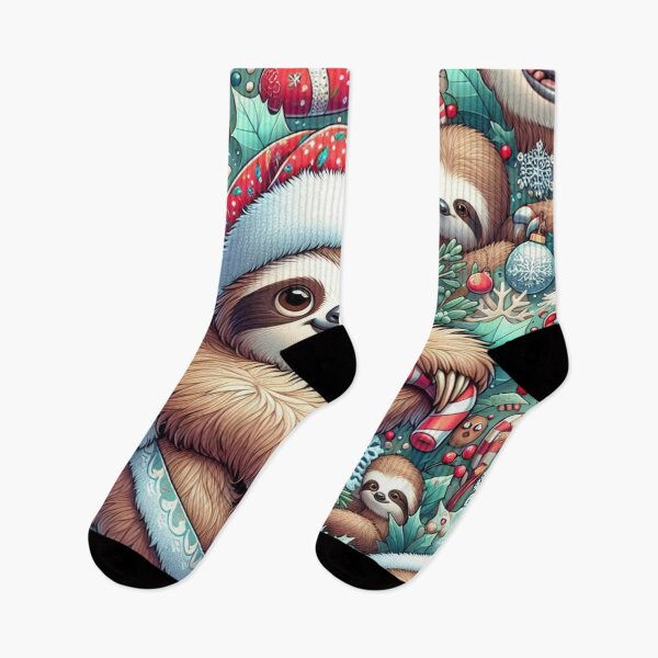 Item preview, Baby Sloth Christmas designed and sold by purplesensation.