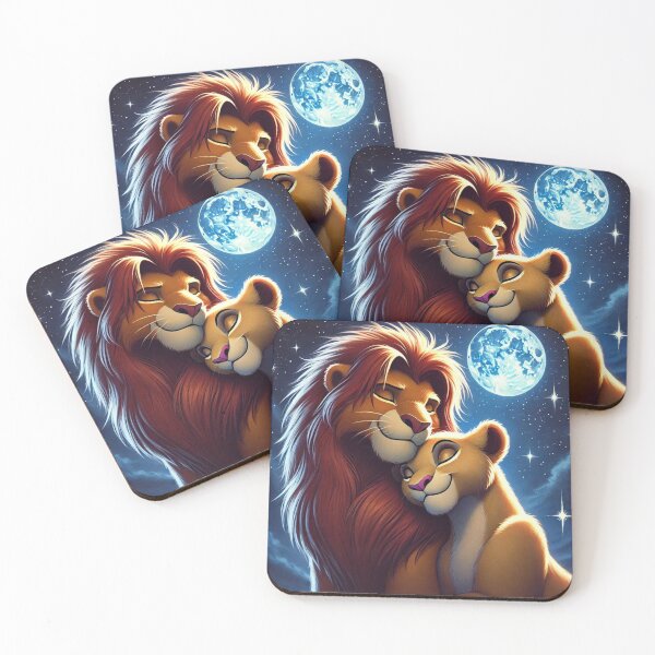 Aperçu de l'œuvre un soupir d'amour de simba et nala créée et vendue par EPDL.