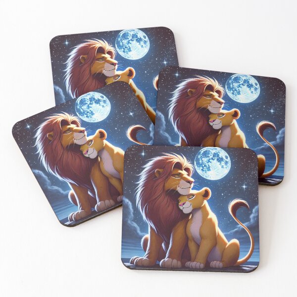 Item preview, Cariño bajo la luna llena. Simba y Nala designed and sold by EPDL.