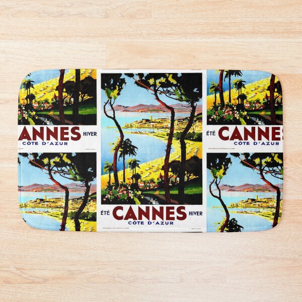 Item preview, Vintage Travel: Cannes Cote d'Azur Art Deco Poster designed and sold by Styled Vintage.