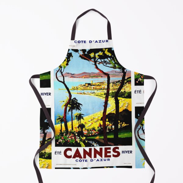 Item preview, Vintage Travel: Cannes Cote d'Azur Art Deco Poster designed and sold by Styled Vintage.