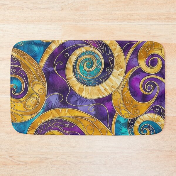 Item preview, New Zealand Māori Paua Pattern Koru Design 257 designed and sold by GrinGalore.