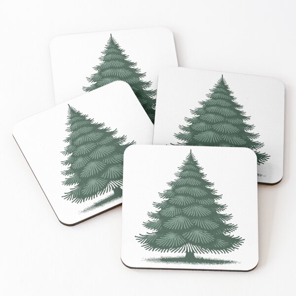 Item preview, Festive Christmas Tree Illustration designed and sold by LuminOrb.