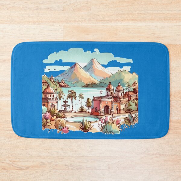 Item preview,  Sketch of Guatemala’s Wonders: Tikal, Antigua, and More,  designed and sold by PaintMeWorld.