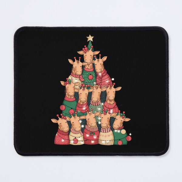Item preview, Ugly Sweater Cute Cozy Giraffe Christmas Tree designed and sold by zenpatterns.