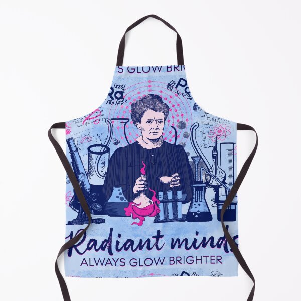 Item preview, Maria Skłodowska-Curie in blue and pink; Radiant minds designed and sold by Drawmecute.