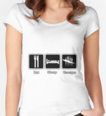 Eat, Sleep, Escape - Dead By Daylight Women's Fitted Scoop T-Shirt