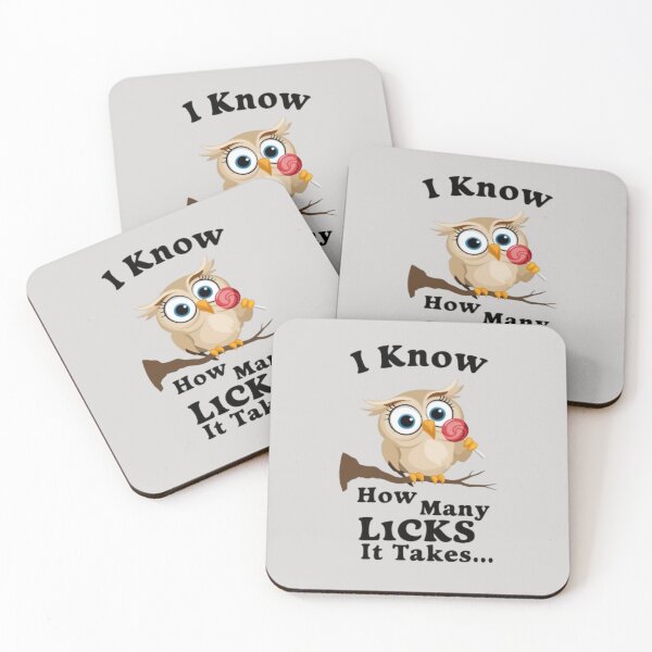 Item preview, Cute Owl with lollipop - I Know How Many LICKS It Takes... designed and sold by 123ks.