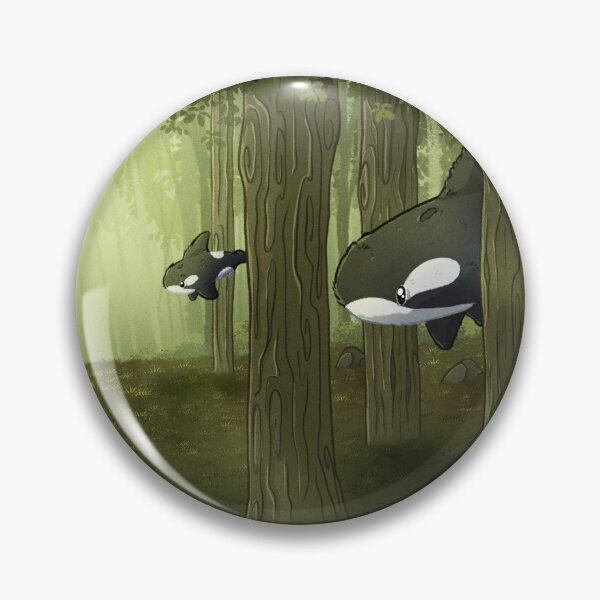 Item preview, Orcas in the forest designed and sold by dinosaphira99.