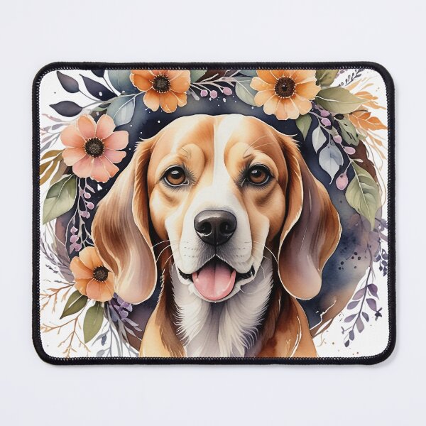 Item preview, Beagle Boho Floral designed and sold by MagicWander.