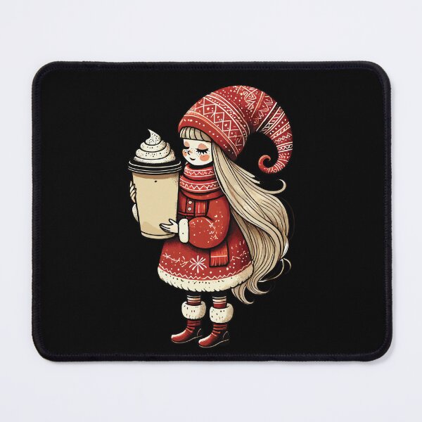 Item preview, christmas gnome for coffee lover designed and sold by LuminOrb.