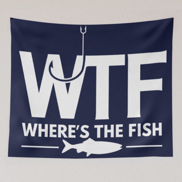 Item preview, WTF - WHERE'S THE FISH designed and sold by 123ks.