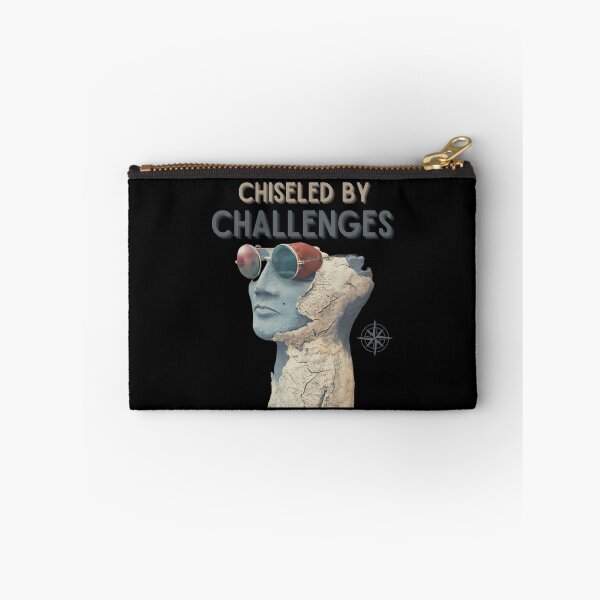 Item preview, Chiseled by Challenges, Travel And Exploration Vintage Design designed and sold by ToxiCool.