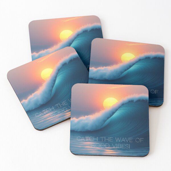 Item preview, Catch the wave of good vibes designed and sold by EMCGallery.