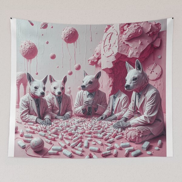 Item preview, The Dr | Surrealism Pop Art design cool  designed and sold by TaliaShin.
