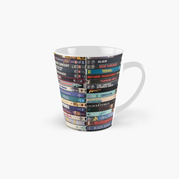 Vista previa del artículo con la obra «Las mejores películas de los años 80: impresión en casete VHS vintage de los años 80», diseñado y vendido por Mr Mustard Prints.