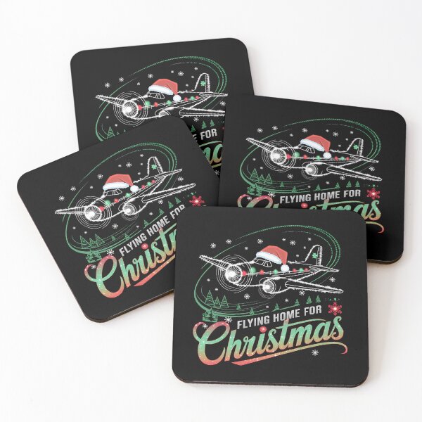 Item preview, Flying Home for Christmas - A gift for aviation lovers and holiday travelers. designed and sold by ZyziowskyArt.