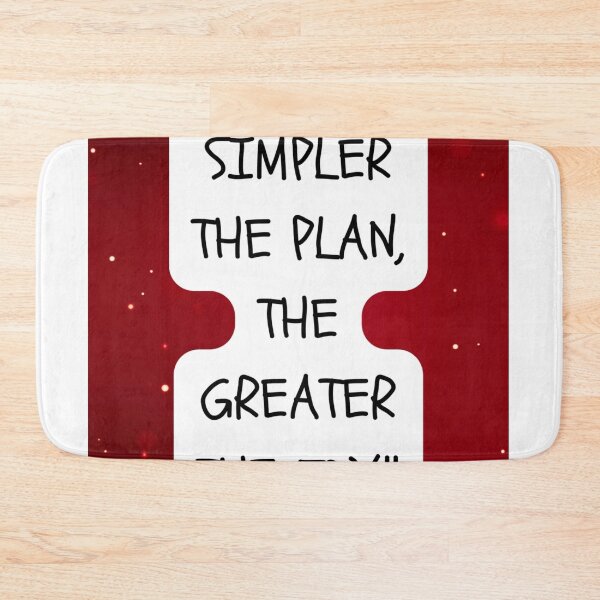 Item preview, "The simpler the plan, the greater the joy." designed and sold by CUTESTUFFnow.