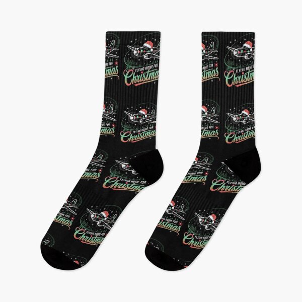 Item preview, Flying Home for Christmas - A gift for aviation lovers and holiday travelers. designed and sold by ZyziowskyArt.