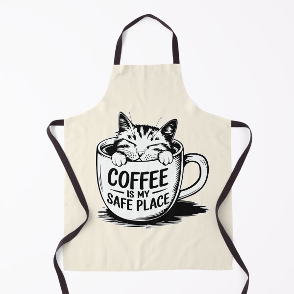 Item preview, Coffee Is My Safe Place Cat designed and sold by Dream-Fab.