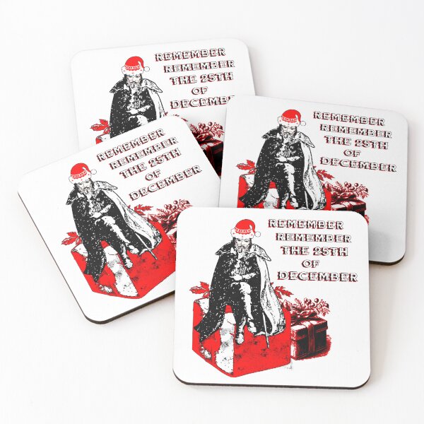 Item preview, REMEMBER REMEMBER THE 25TH OF DECEMBER (Christmas Design) designed and sold by FREEKNSTEIN.