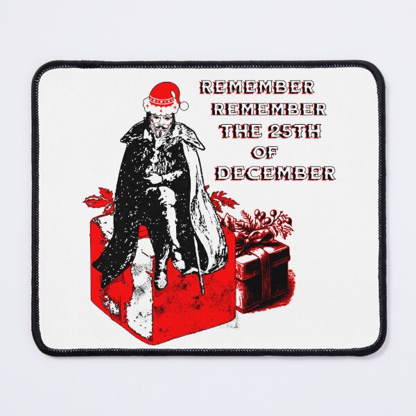 Item preview, REMEMBER REMEMBER THE 25TH OF DECEMBER (Christmas Design) designed and sold by FREEKNSTEIN.