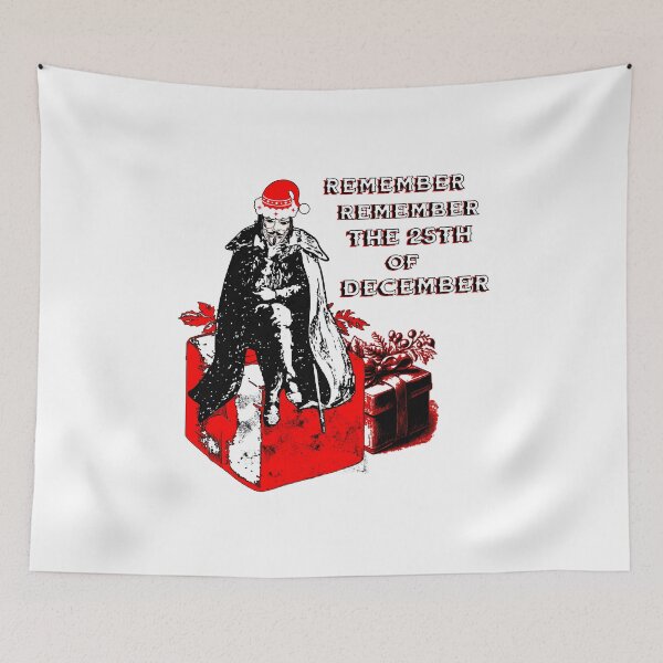 Item preview, REMEMBER REMEMBER THE 25TH OF DECEMBER (Christmas Design) designed and sold by FREEKNSTEIN.