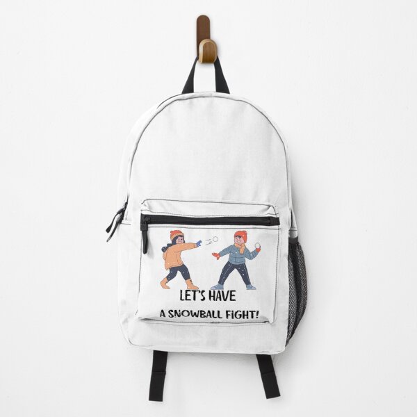 Item preview, Let’s Have a Snowball Fight - Fun Winter Activity Design designed and sold by beckabbooart.
