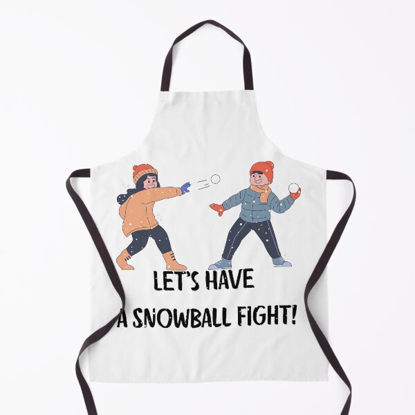 Item preview, Let’s Have a Snowball Fight - Fun Winter Activity Design designed and sold by beckabbooart.