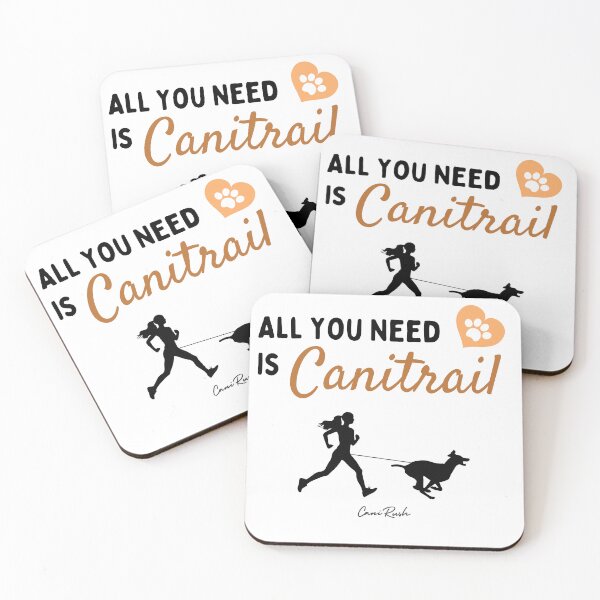 Item preview, All you need is canitrail canicross running with dog designed and sold by CaniRush.