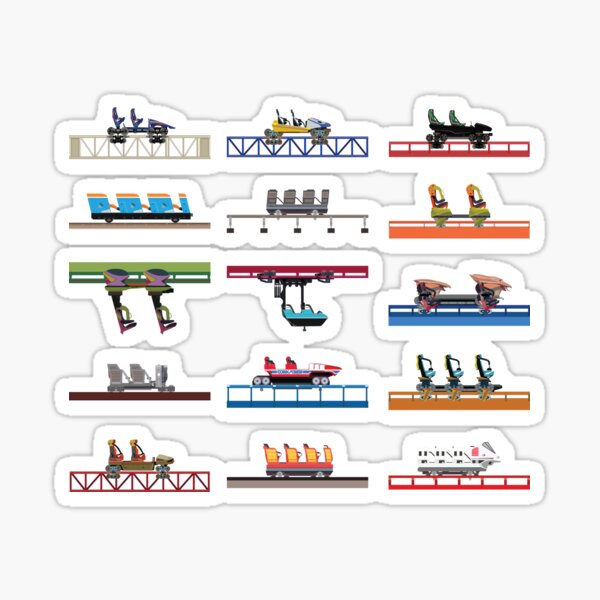 Item preview, Cedar Poiint Coaster Cars Design 2025 - With TT2 & Sirens Curse! designed and sold by CoasterMerch.